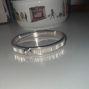 Elegant Silver Bangle Bracelet